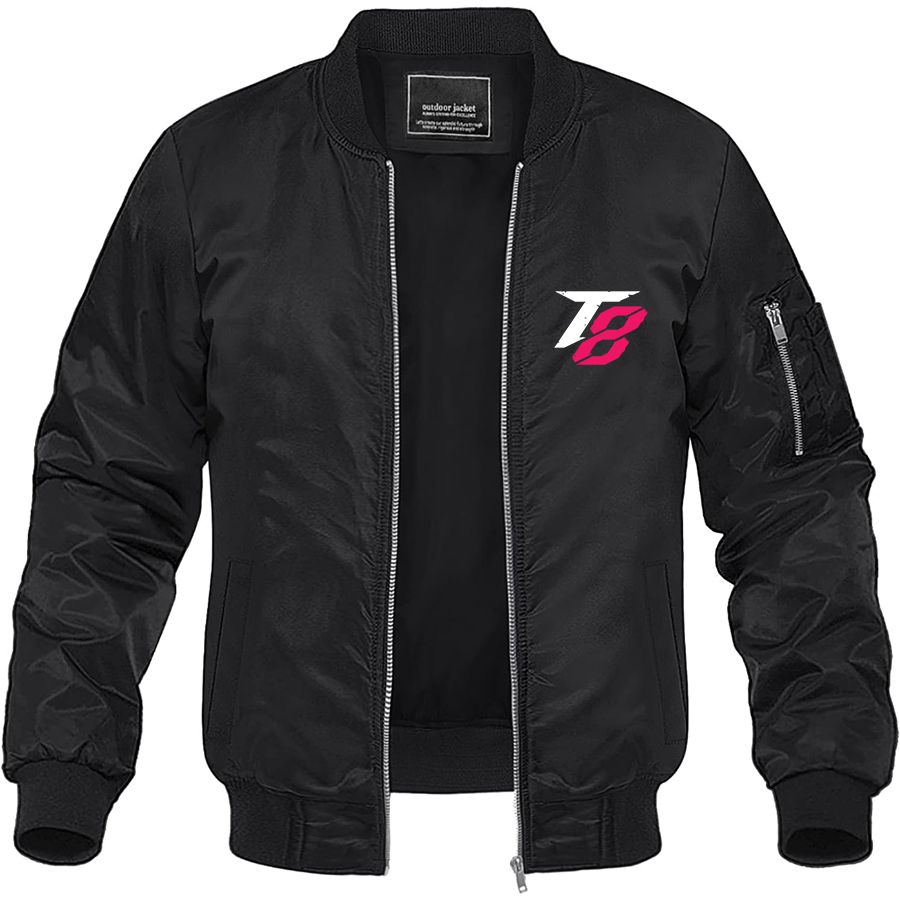 Men's Tekken 8 Lightweight Bomber Jacket Windbreaker Softshell Varsity Jacket Coat