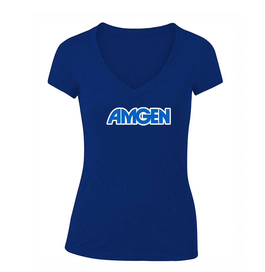 Women's Amgen V-Neck T-Shirt
