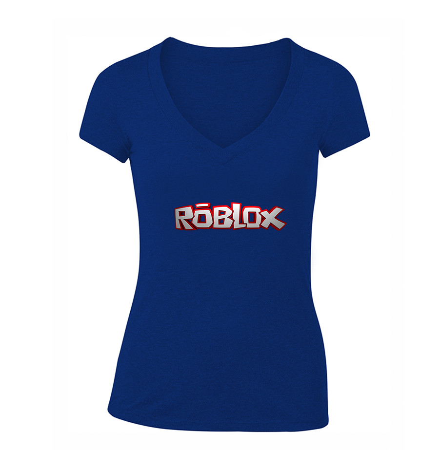 Women's Roblox Game V-Neck T-Shirt