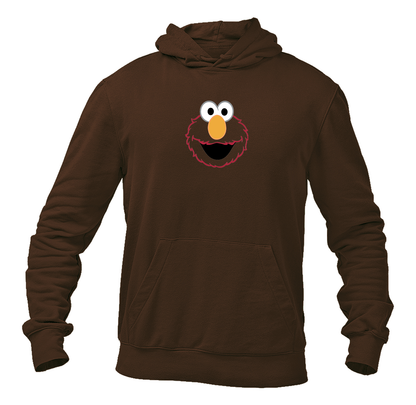 Men's Sesame Street Elmo Face Pullover  Hoodie