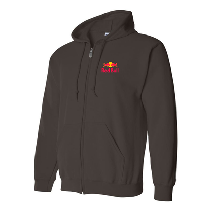 Men's Red Bull Zipper  Hoodie