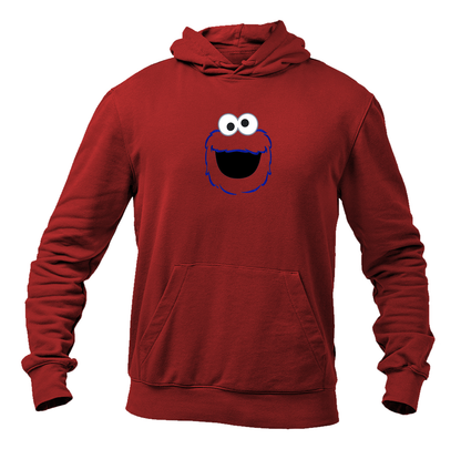 Men's Sesame Street Cookie Monster face Pullover  Hoodie