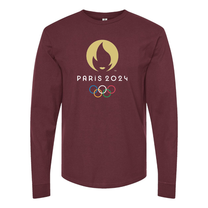 Men's New Olympics 2024 Paris Logo Long sleeves T-Shirt