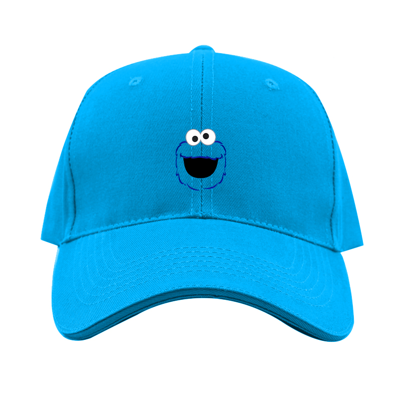 Sesame Street Cookie Monster face Dad Baseball Cap Hat
