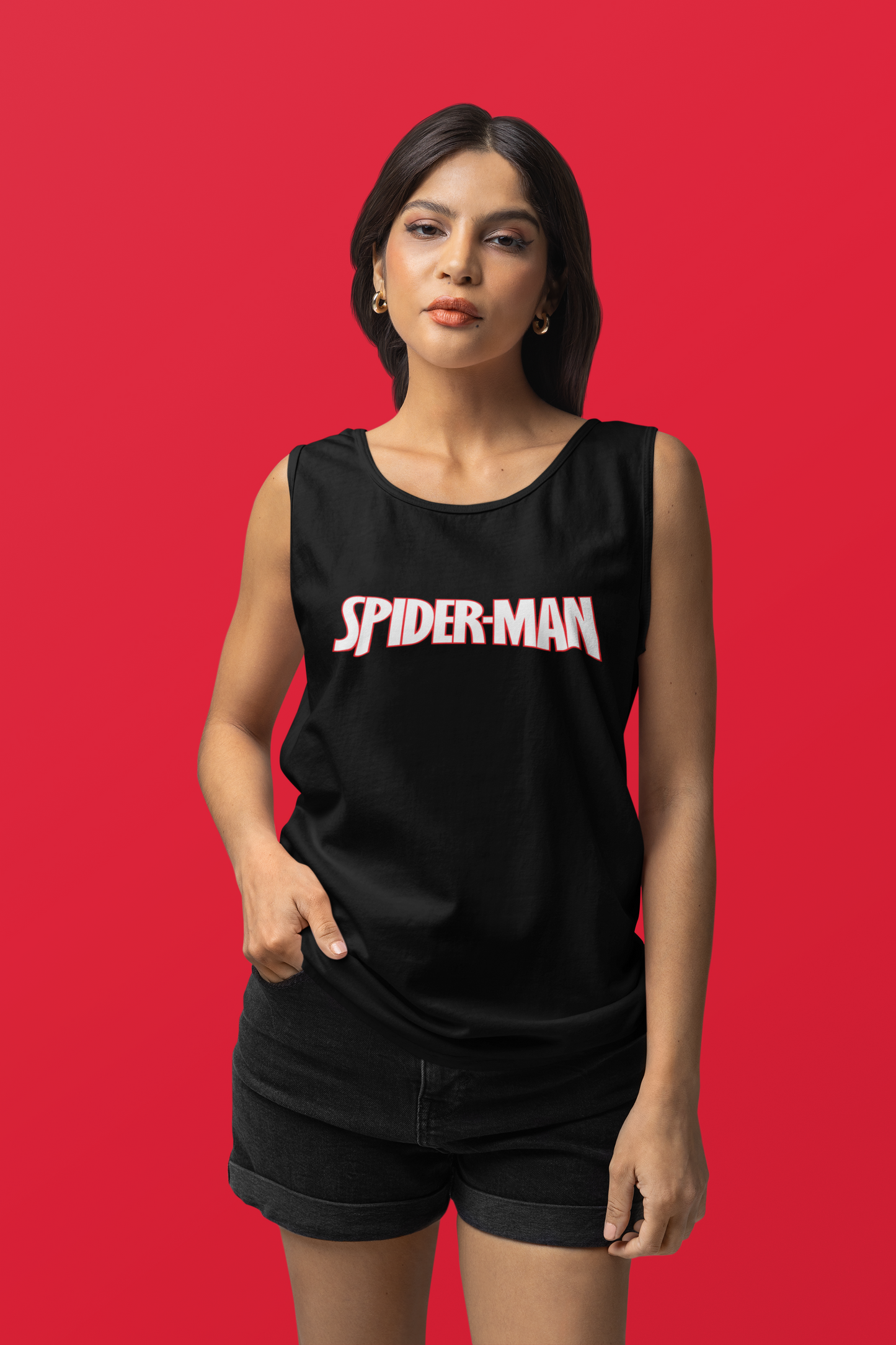 Women's Spider Man Next Level Ideal Racerback Tank