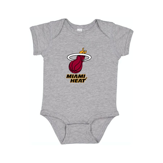Miami Heat Baby Romper Onesie