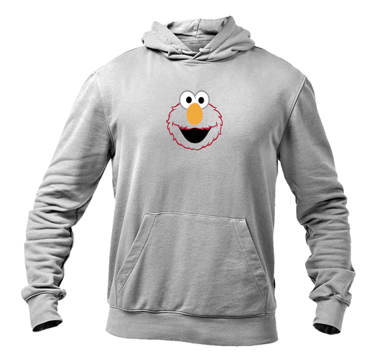 Men's Sesame Street Elmo Face Pullover  Hoodie