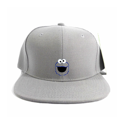 Sesame Street Cookie Monster face Snapback Hat
