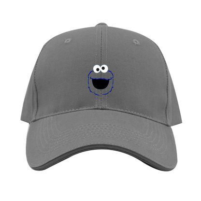 Sesame Street Cookie Monster face Dad Baseball Cap Hat