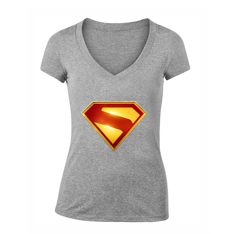 Women's Superman 2025 V Neck T-Shirt