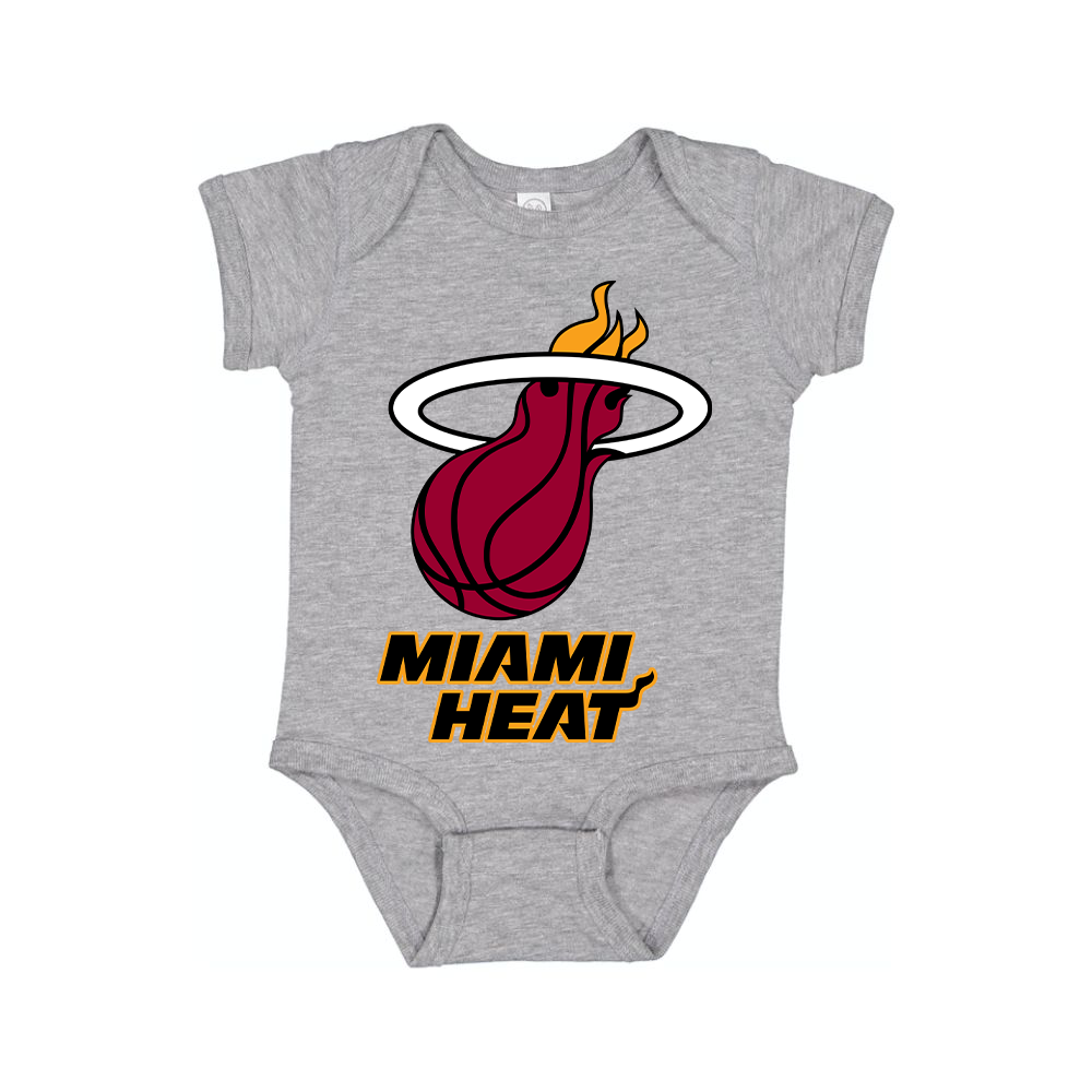 Miami Heat Baby Romper Onesie