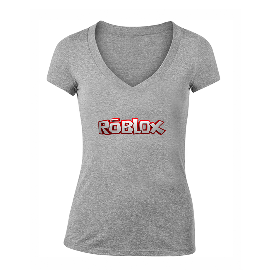 Women's Roblox Game V-Neck T-Shirt
