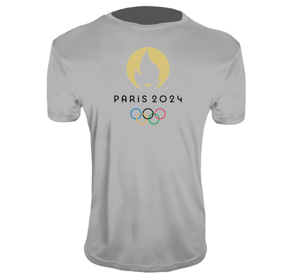 Men's New Olympics 2024 Paris Logo Polyester T-Shirts