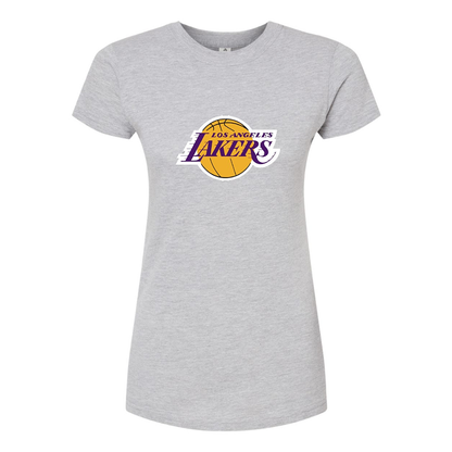 Women's Los Angeles Lakers Round Neck T-Shirt