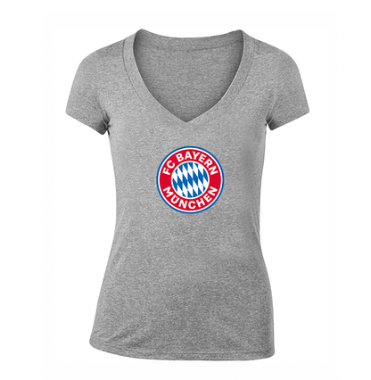 Women's FC Bayern Munich V Neck T-Shirt