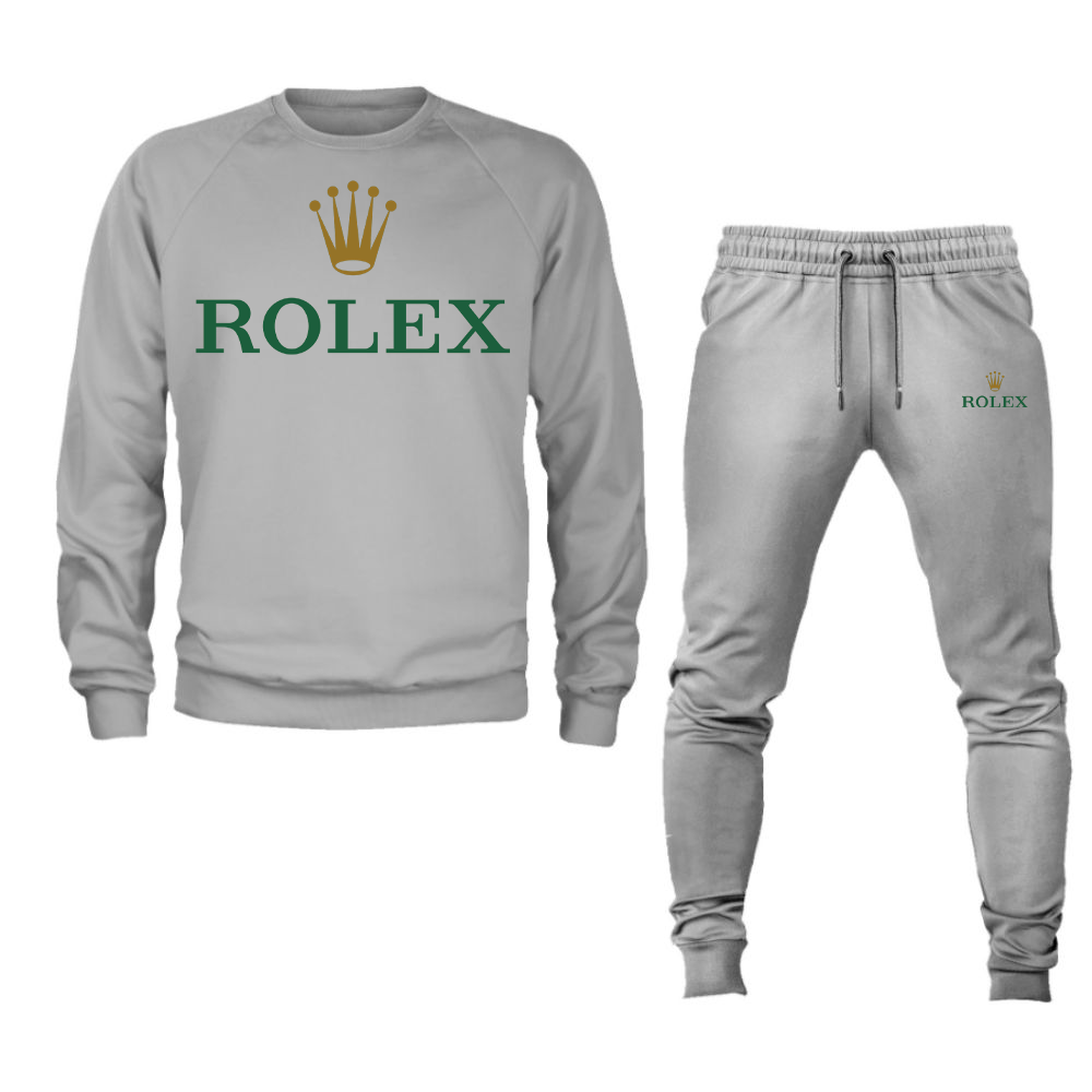 Unisex Rolex Crewneck Sweatshirt Joggers Suit