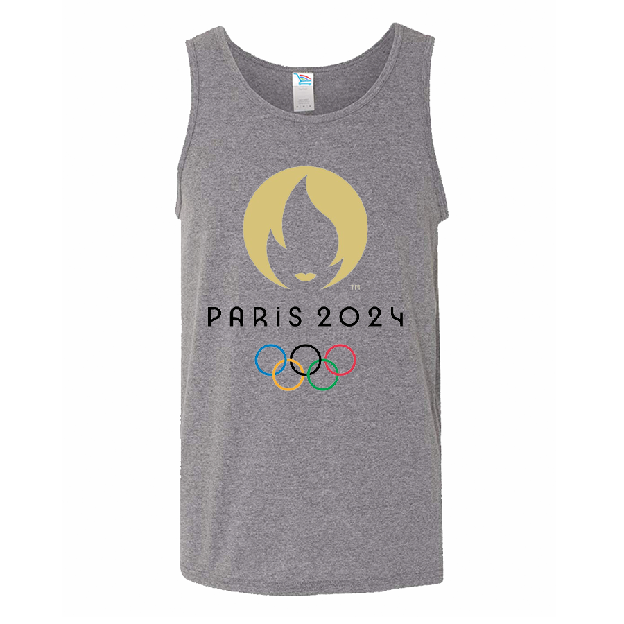 Men's New Olympics 2024 Paris Logo Tank Top