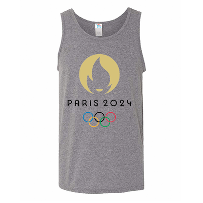 Men's New Olympics 2024 Paris Logo Tank Top