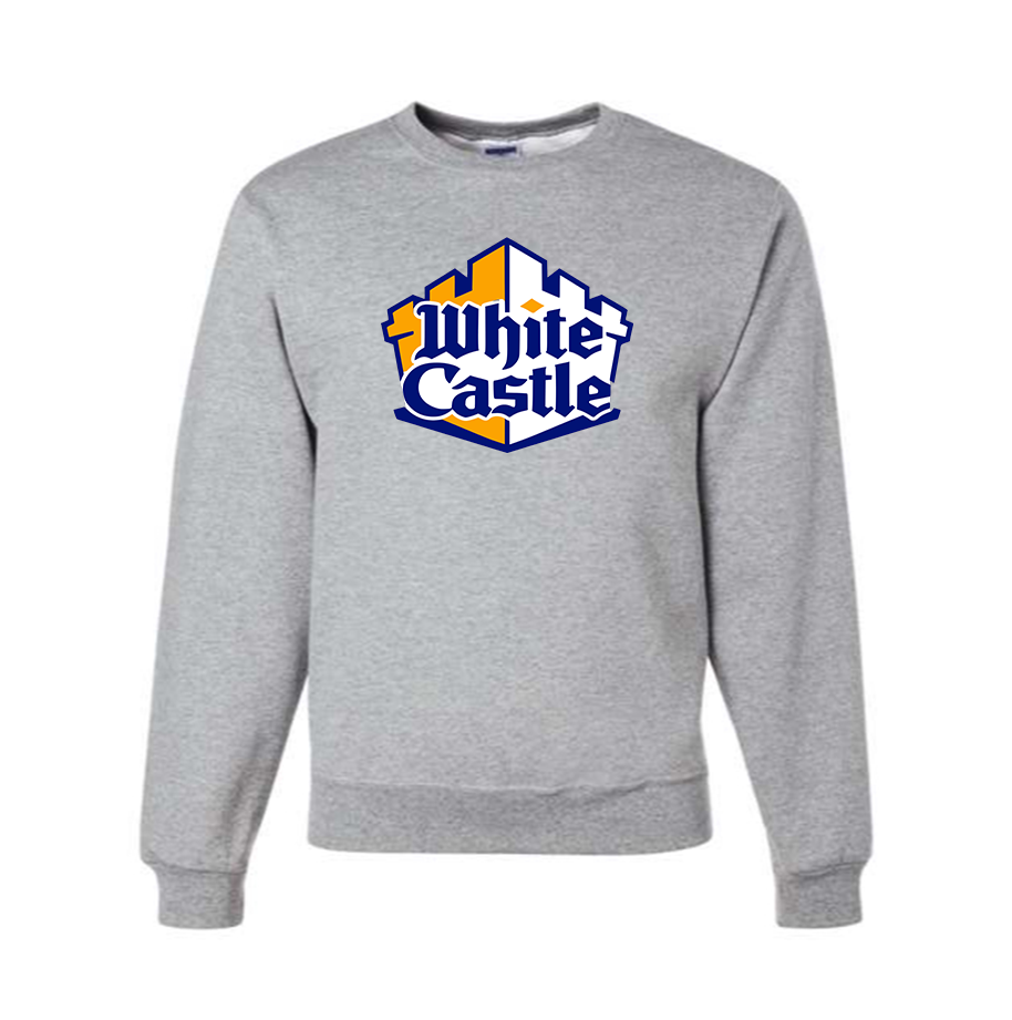 Men's White Castle Crewneck Sweatshirt