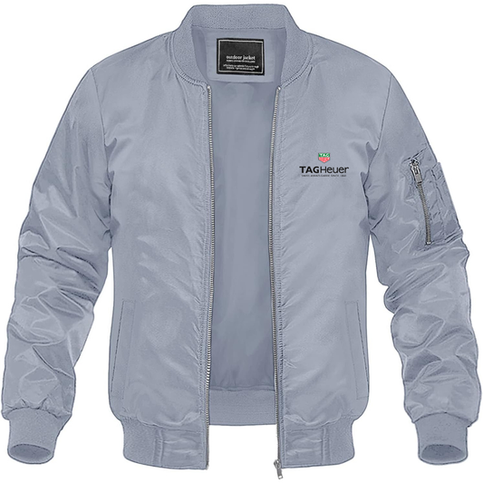Men's TAG Heuer Lightweight Bomber Jacket Windbreaker Softshell Varsity Jacket Coat