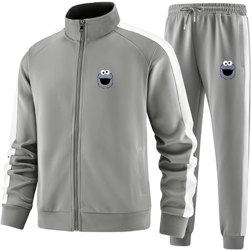 Unisex  Sesame Street Cookie Monster face  Dri-Fit TrackSuit