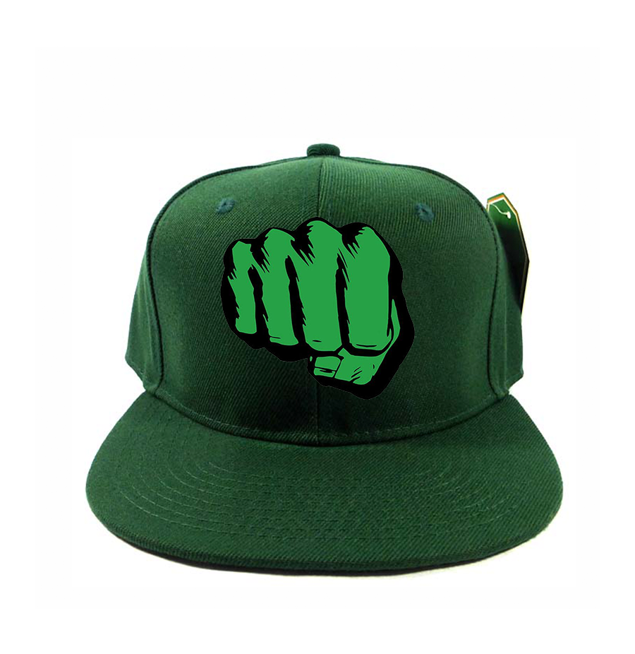 Hulk Punch Snapback Hat