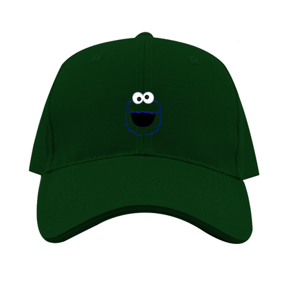 Sesame Street Cookie Monster face Dad Baseball Cap Hat