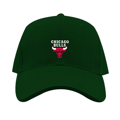 Chicago Bulls Dad Baseball Cap Hat