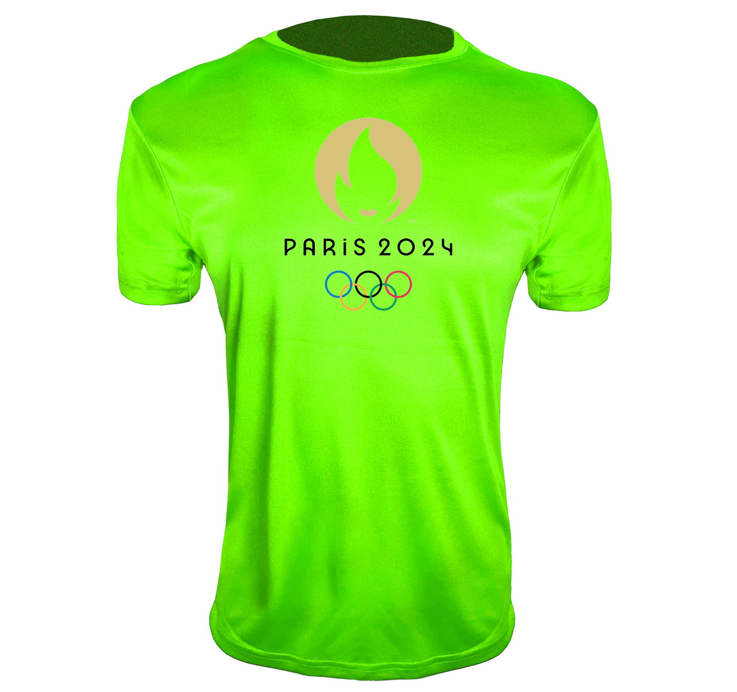 Men's New Olympics 2024 Paris Logo Polyester T-Shirts