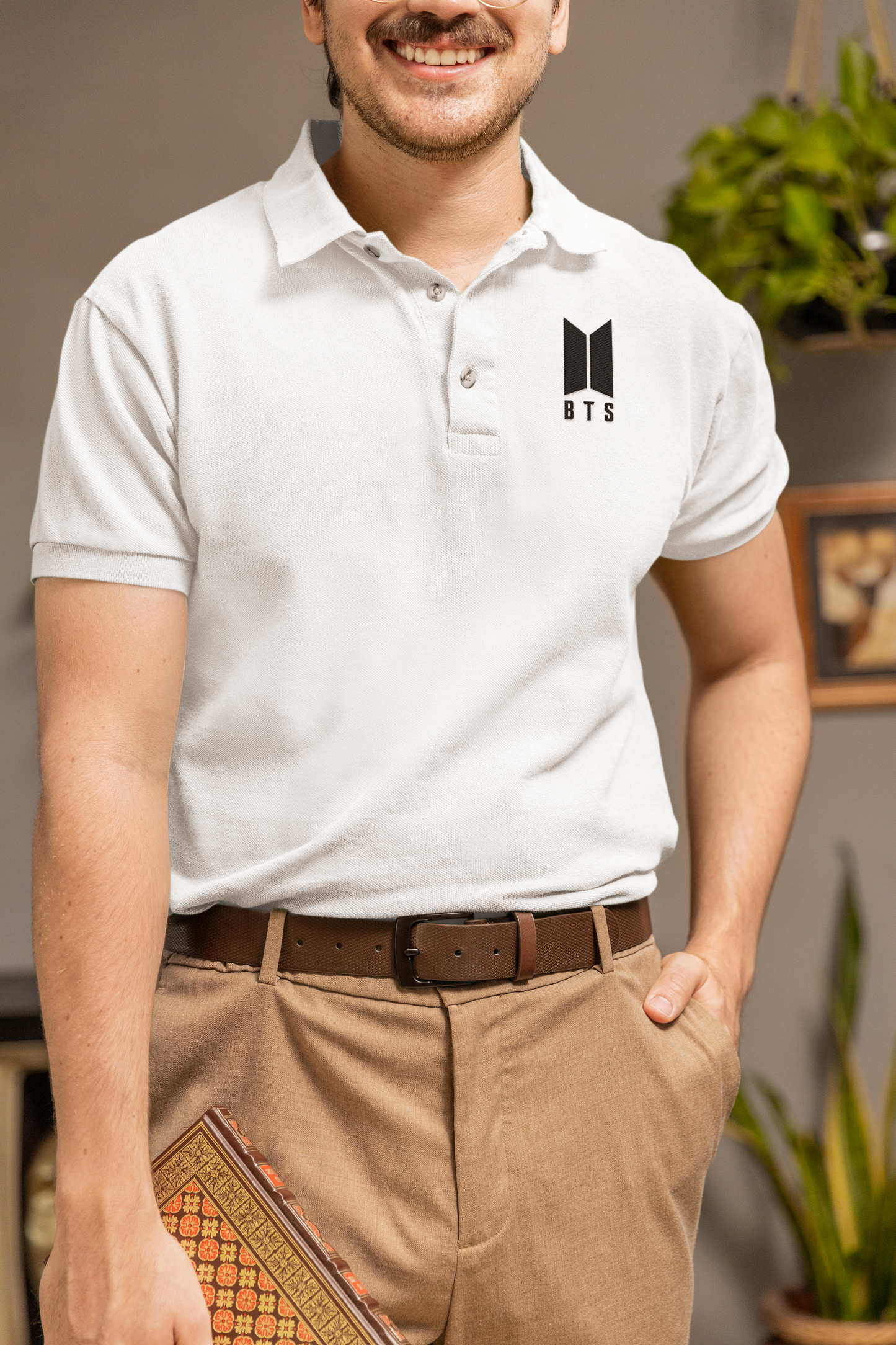 Youth's BTS Gildan Dry Blend Jersey Polo