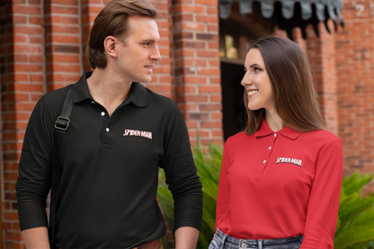 Men's Spider Man Paragon Prescott Long Sleeve Polo