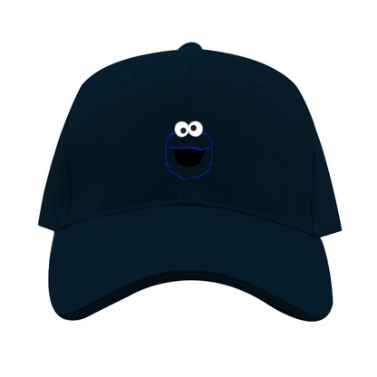 Sesame Street Cookie Monster face Dad Baseball Cap Hat
