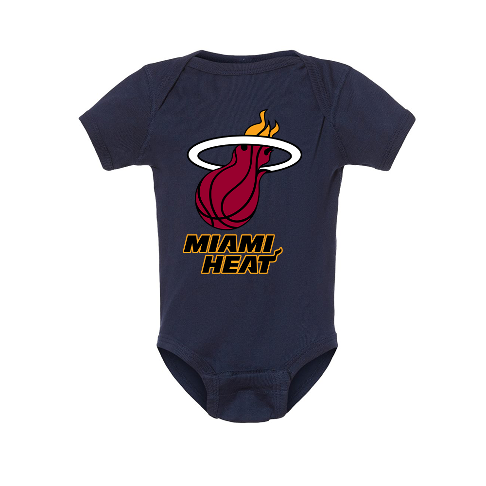 Miami Heat Baby Romper Onesie