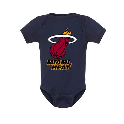 Miami Heat Baby Romper Onesie