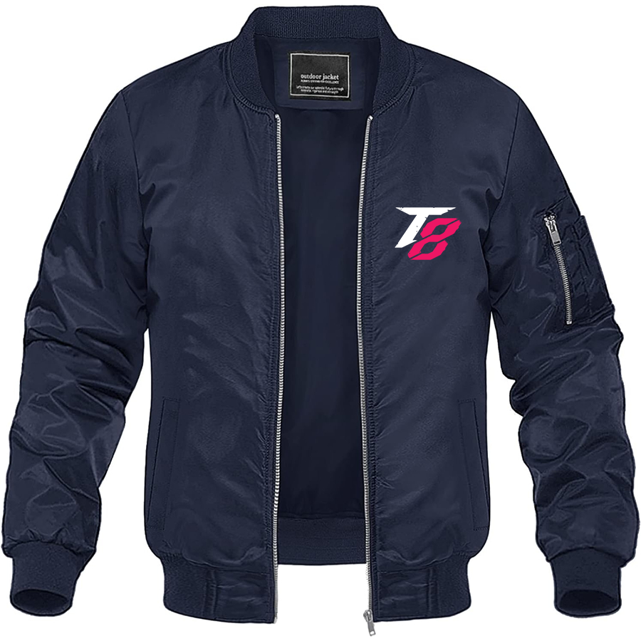 Men's Tekken 8 Lightweight Bomber Jacket Windbreaker Softshell Varsity Jacket Coat