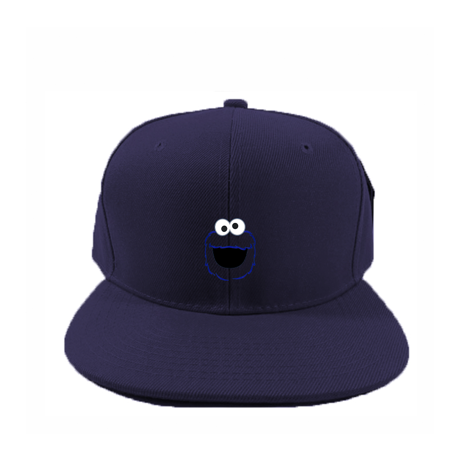 Sesame Street Cookie Monster face Snapback Hat