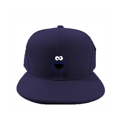 Sesame Street Cookie Monster face Snapback Hat