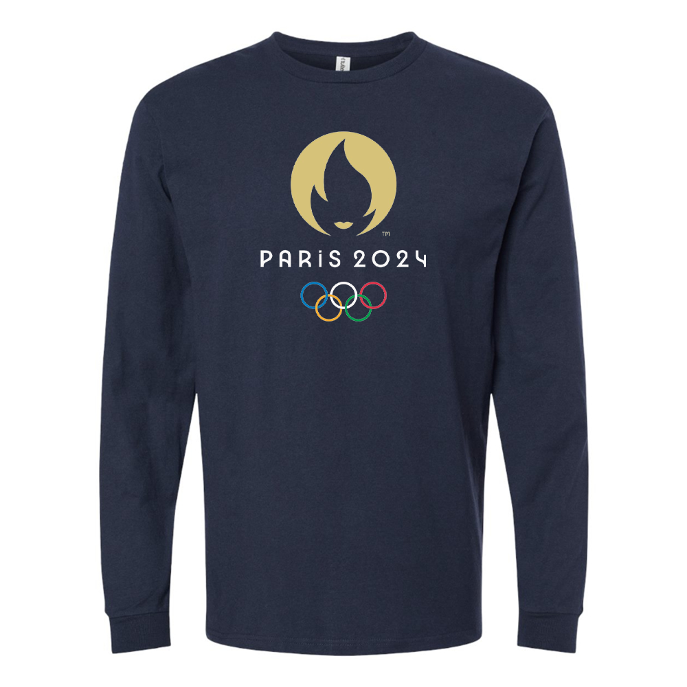 Men's New Olympics 2024 Paris Logo Long sleeves T-Shirt