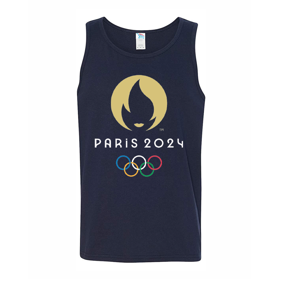 Men's New Olympics 2024 Paris Logo Tank Top