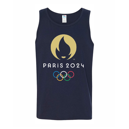 Men's New Olympics 2024 Paris Logo Tank Top