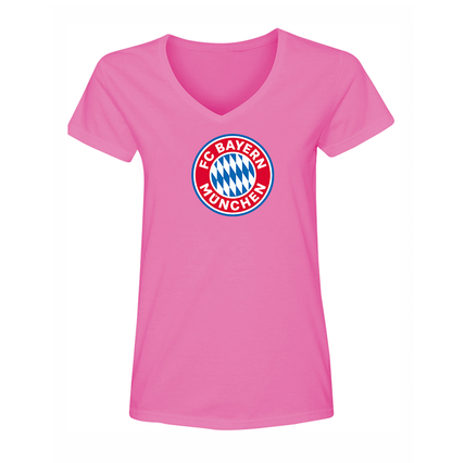 Women's FC Bayern Munich V Neck T-Shirt