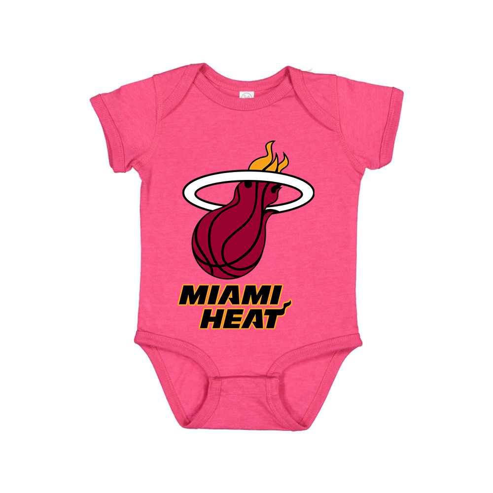 Miami Heat Baby Romper Onesie