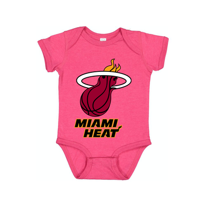 Miami Heat Baby Romper Onesie
