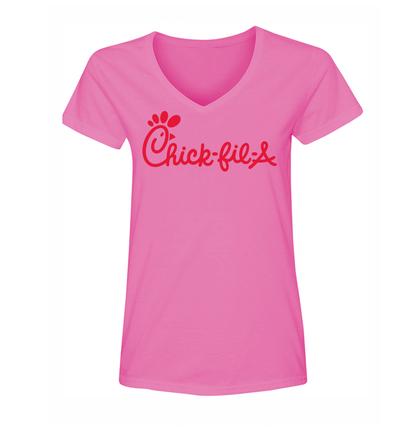 Women's Chick-fil-A  V Neck T-Shirt