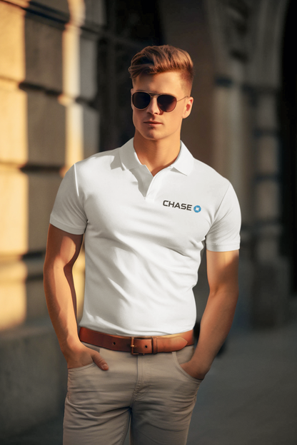 Men's Chase Bank Dry Blend Polo