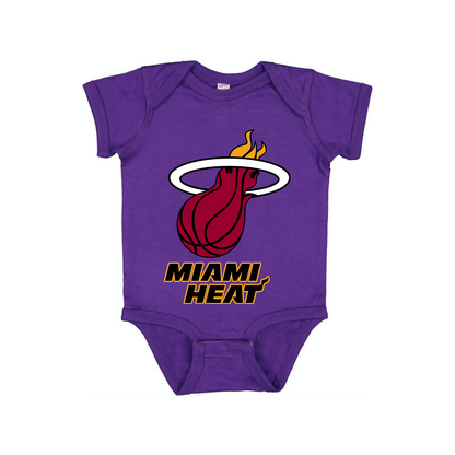 Miami Heat Baby Romper Onesie
