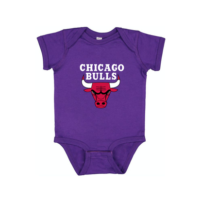 Chicago Bulls Baby Romper Onesie