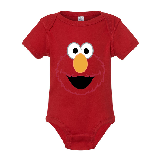 Sesame Street Elmo Face Baby Romper Onesie
