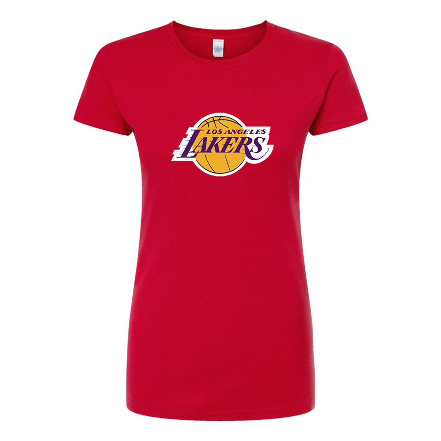 Women's Los Angeles Lakers Round Neck T-Shirt