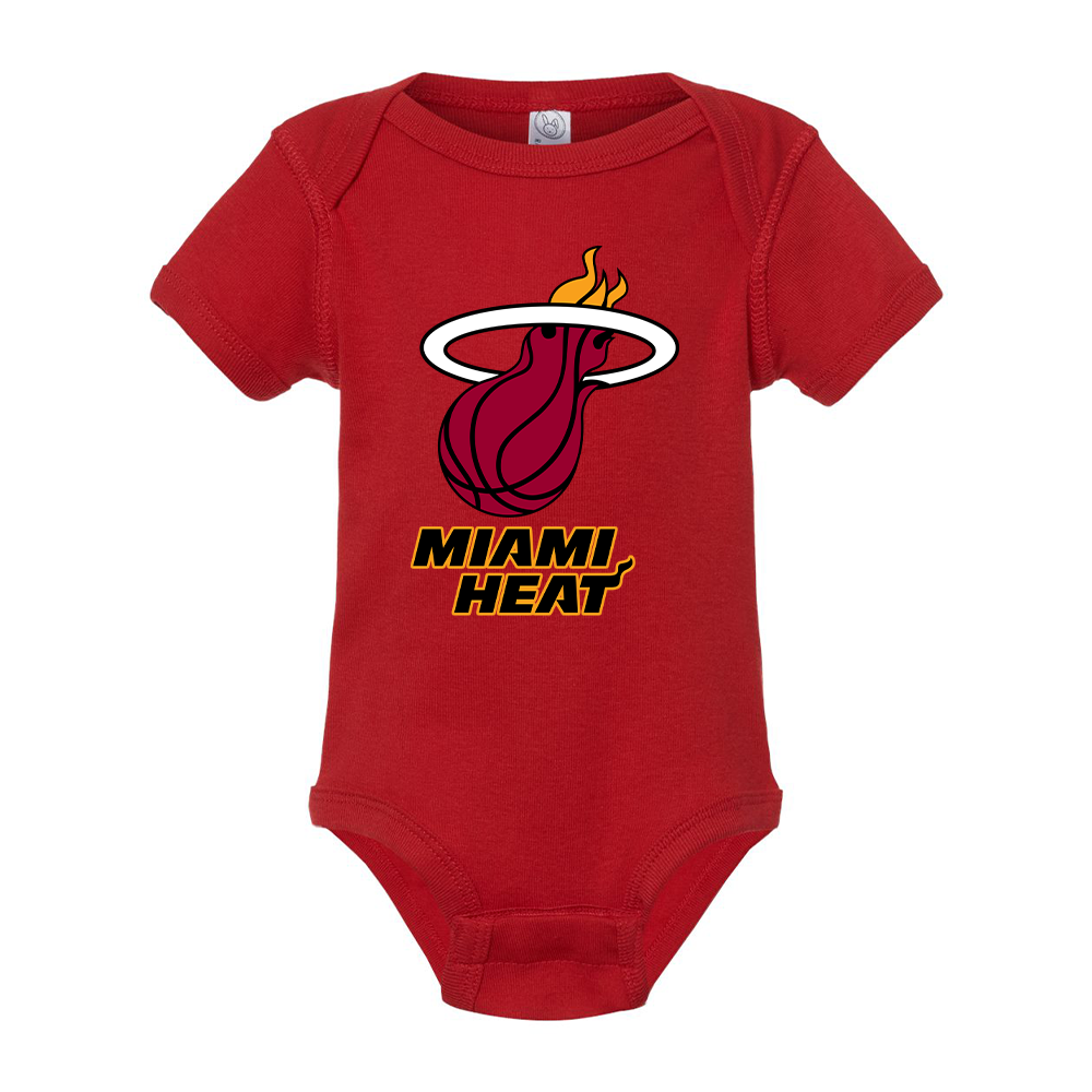 Miami Heat Baby Romper Onesie